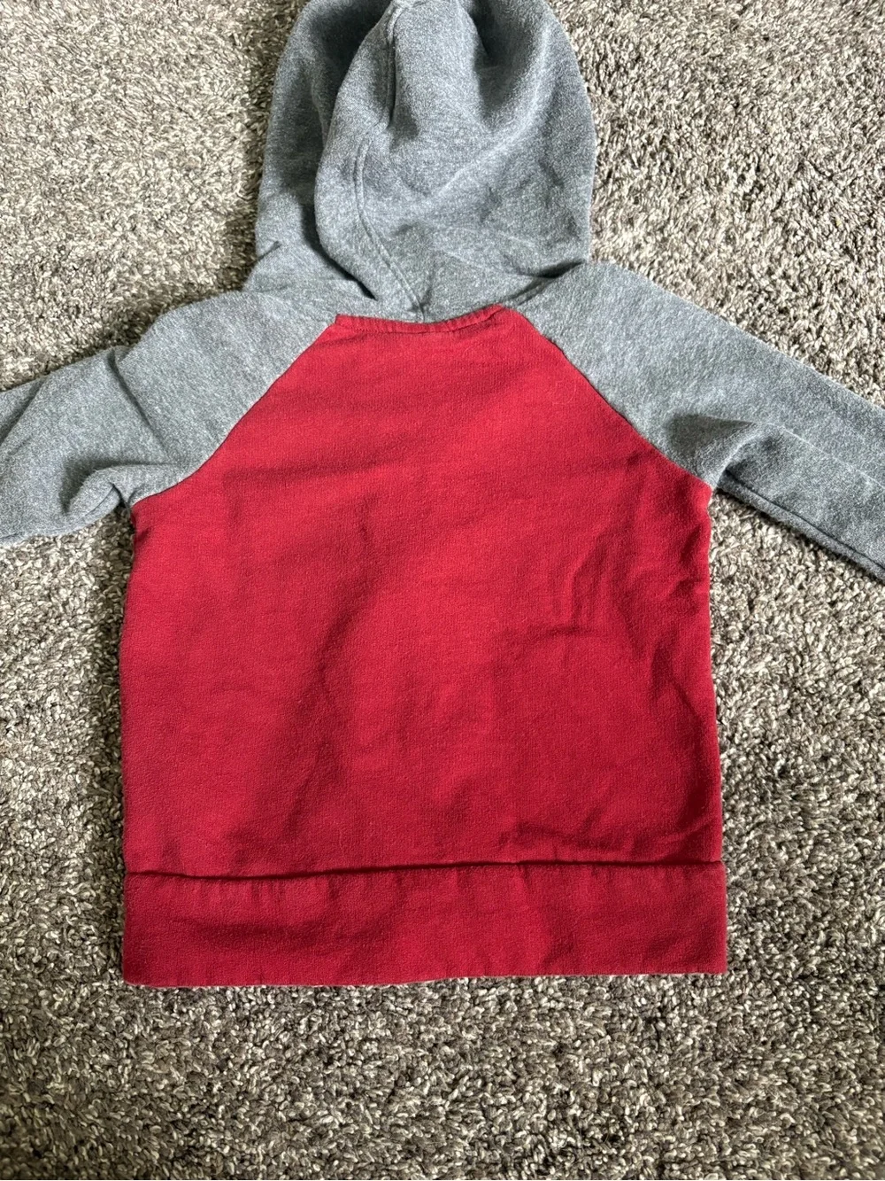 Puma Kids Gray and Red Hooded Jogger Set